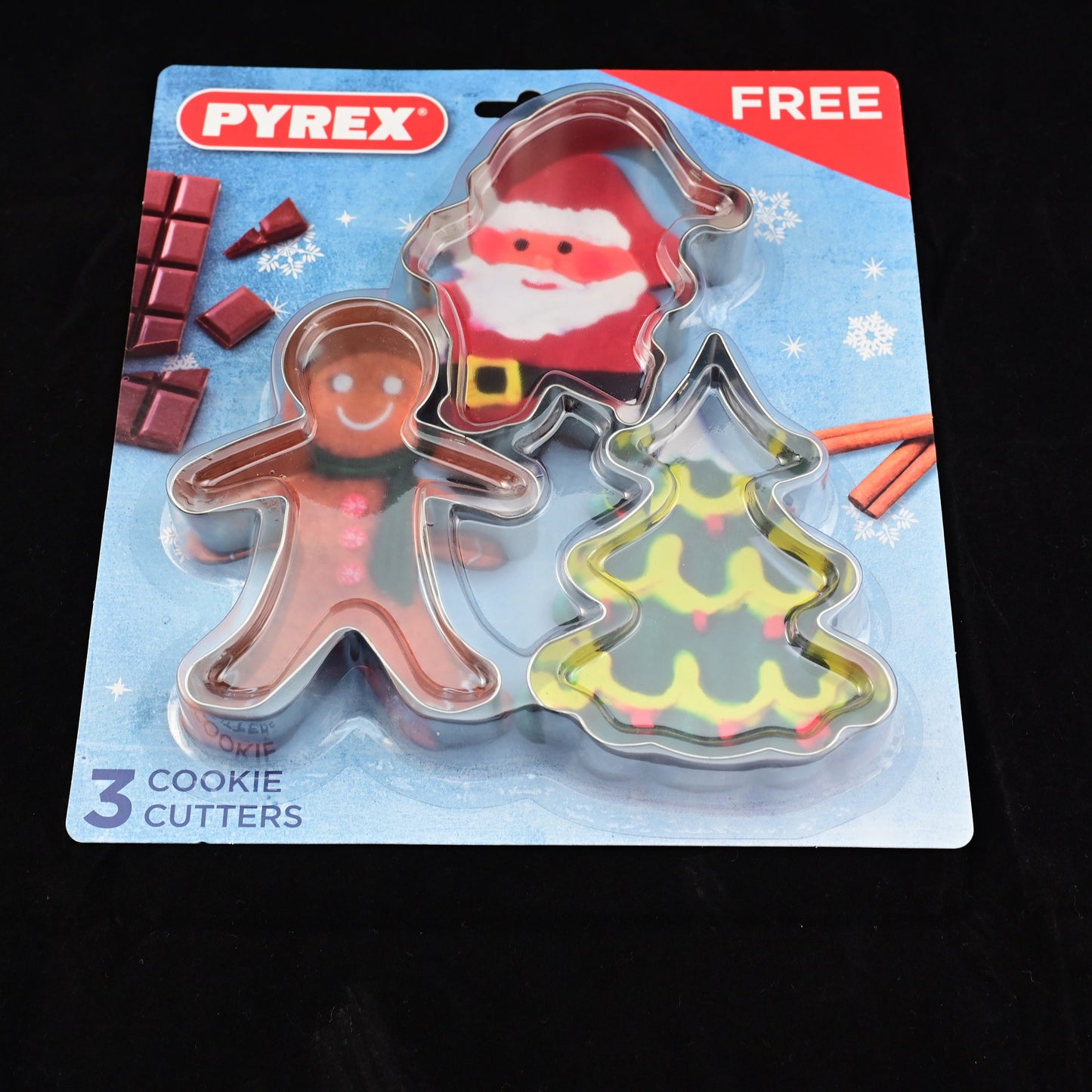 Pyrex Glass Baking Tray + Cookie cutters(Gift)