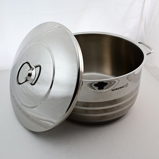 Korkmaz Astra Stainless Steel Cooking Pot (8Liters)