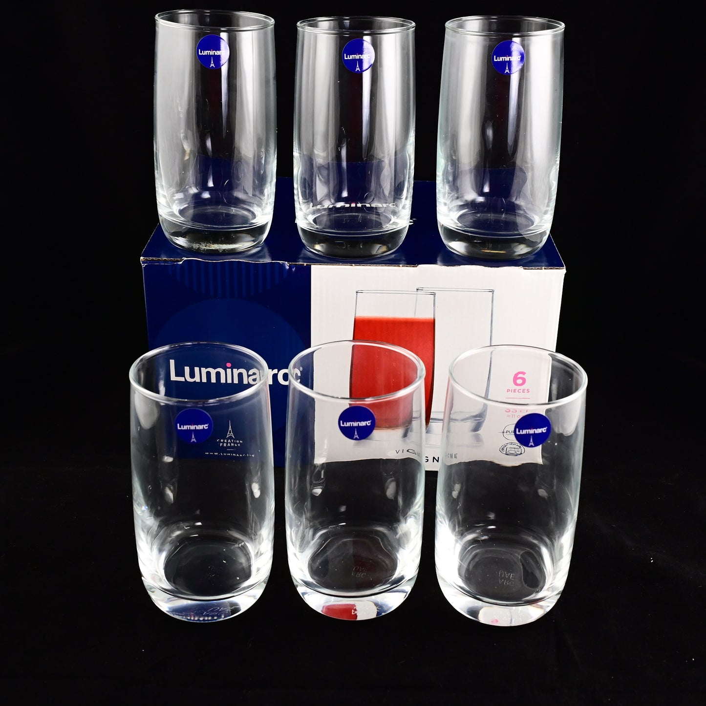 Luminarc Vigne Highball Glasses (330ml/6 pieces)