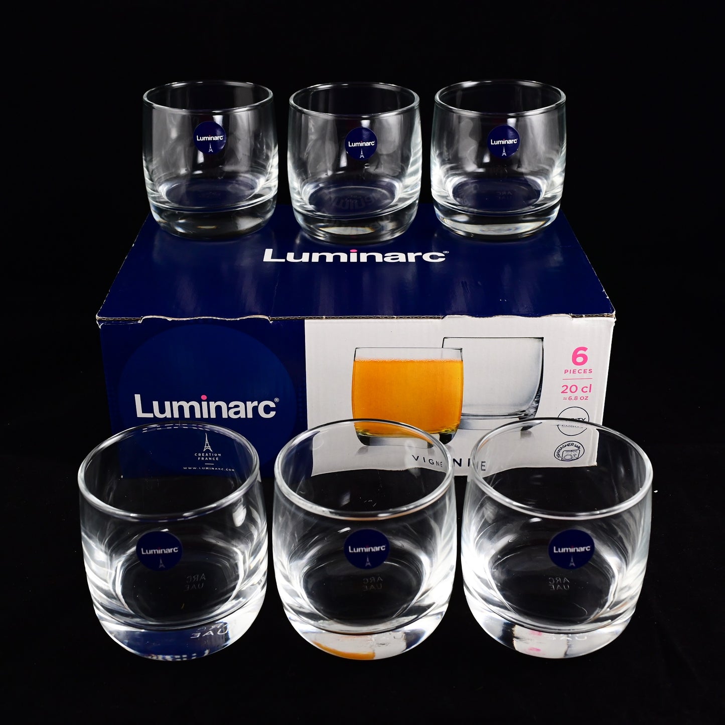 Luminarc Vigne Lowball Glasses (200ml/6 pieces)